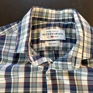 Mizzen and Main Leeward Madras Pattern Shirt - Medium Trim Fit